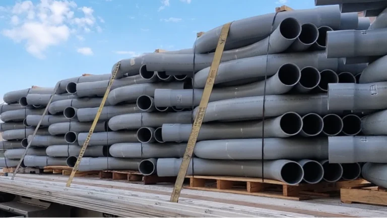 Truckload 6 inch 90x48 PVC schedule 40 sweeps